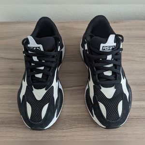 Puma RS-X Super Black and White Men 9.5
